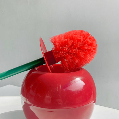 Cherry Toilet Brush with Holder by PROSE Décor