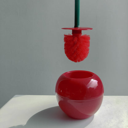 Cherry Toilet Brush with Holder by PROSE Décor