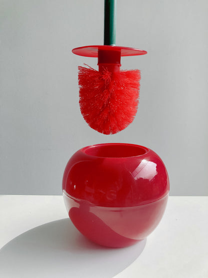 Cherry Toilet Brush with Holder by PROSE Décor