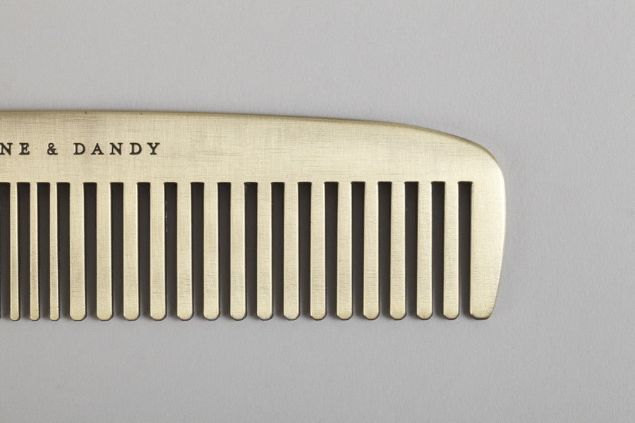 Fine and dandy brass comb - Emporium of the Modern Man
 - 4