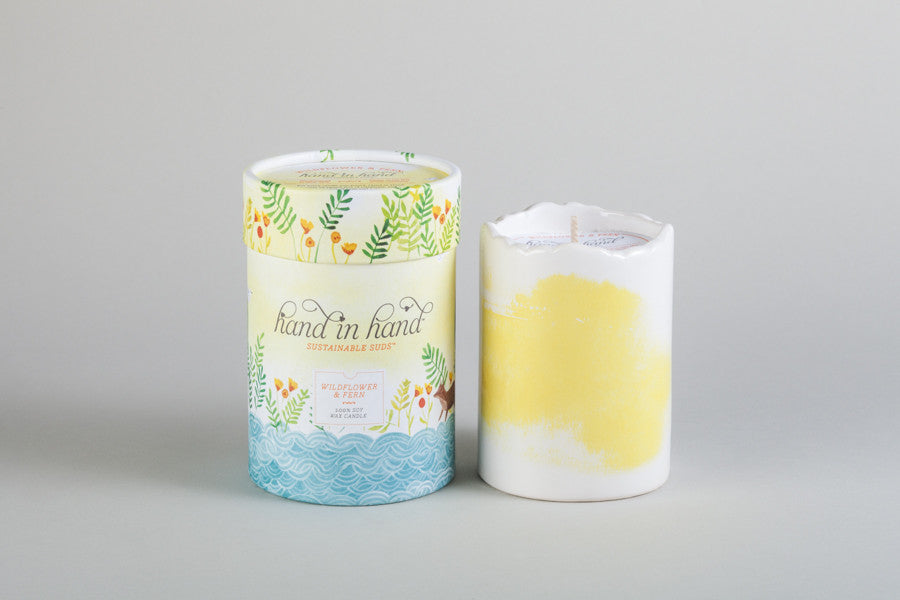 Hand in Hand Candle - Emporium of the Modern Man
 - 2