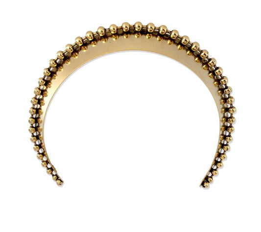 Glossy Ball Chain Wide Headband