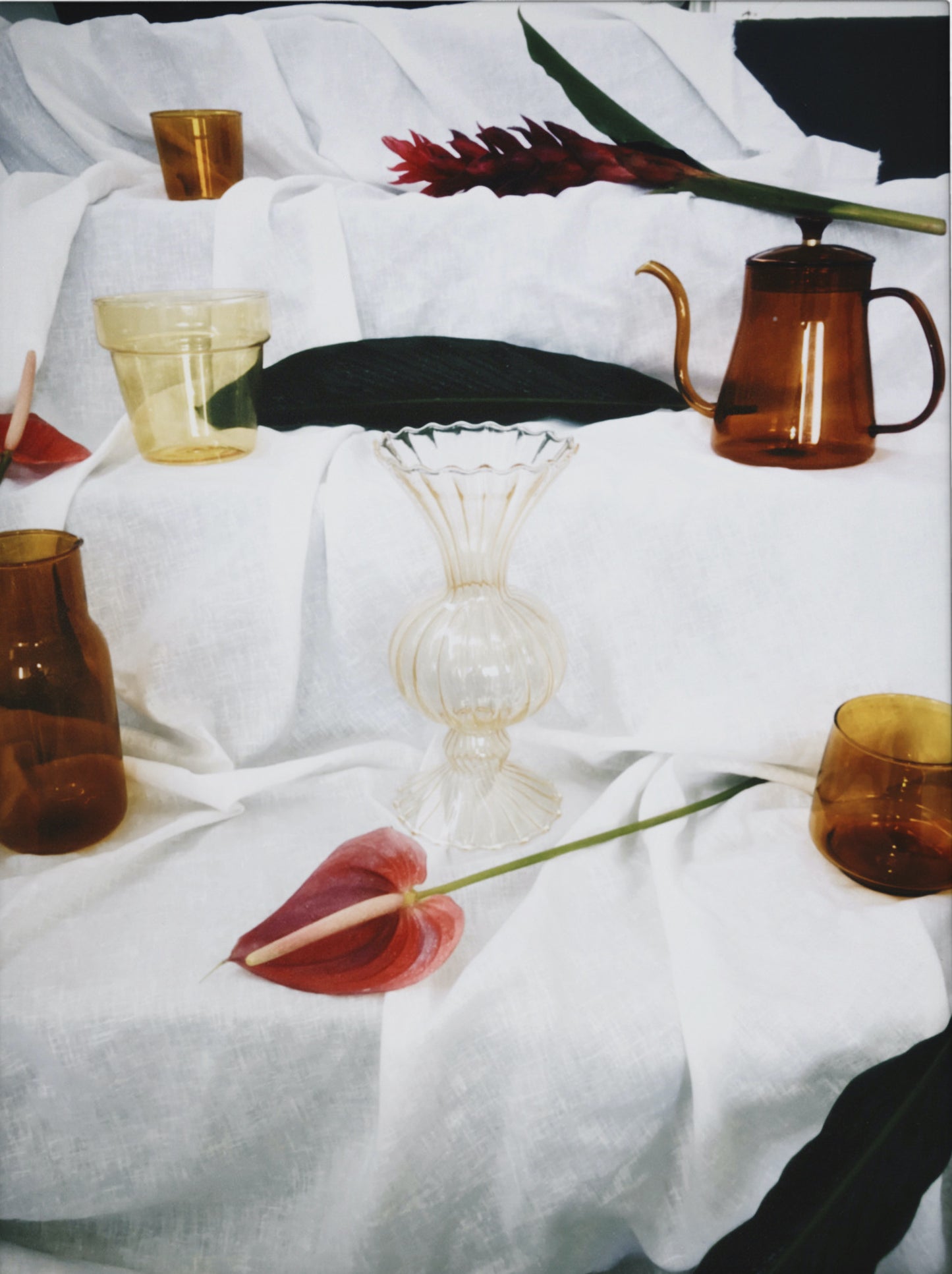 Amber Carafe Set by PROSE Tabletop