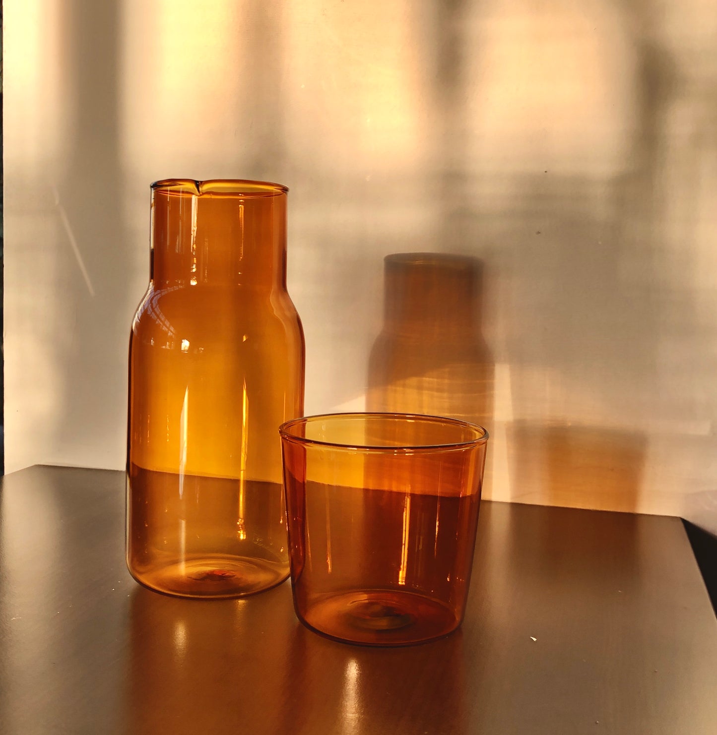 Amber Carafe Set by PROSE Tabletop