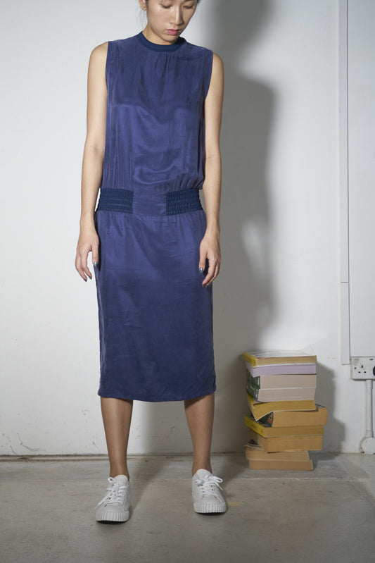 Romance/Utility Cupro Dress in Cupro #04 - Emporium of the Modern Man
 - 1