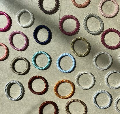 Veronique Curacao Phone Cord Hair Ties