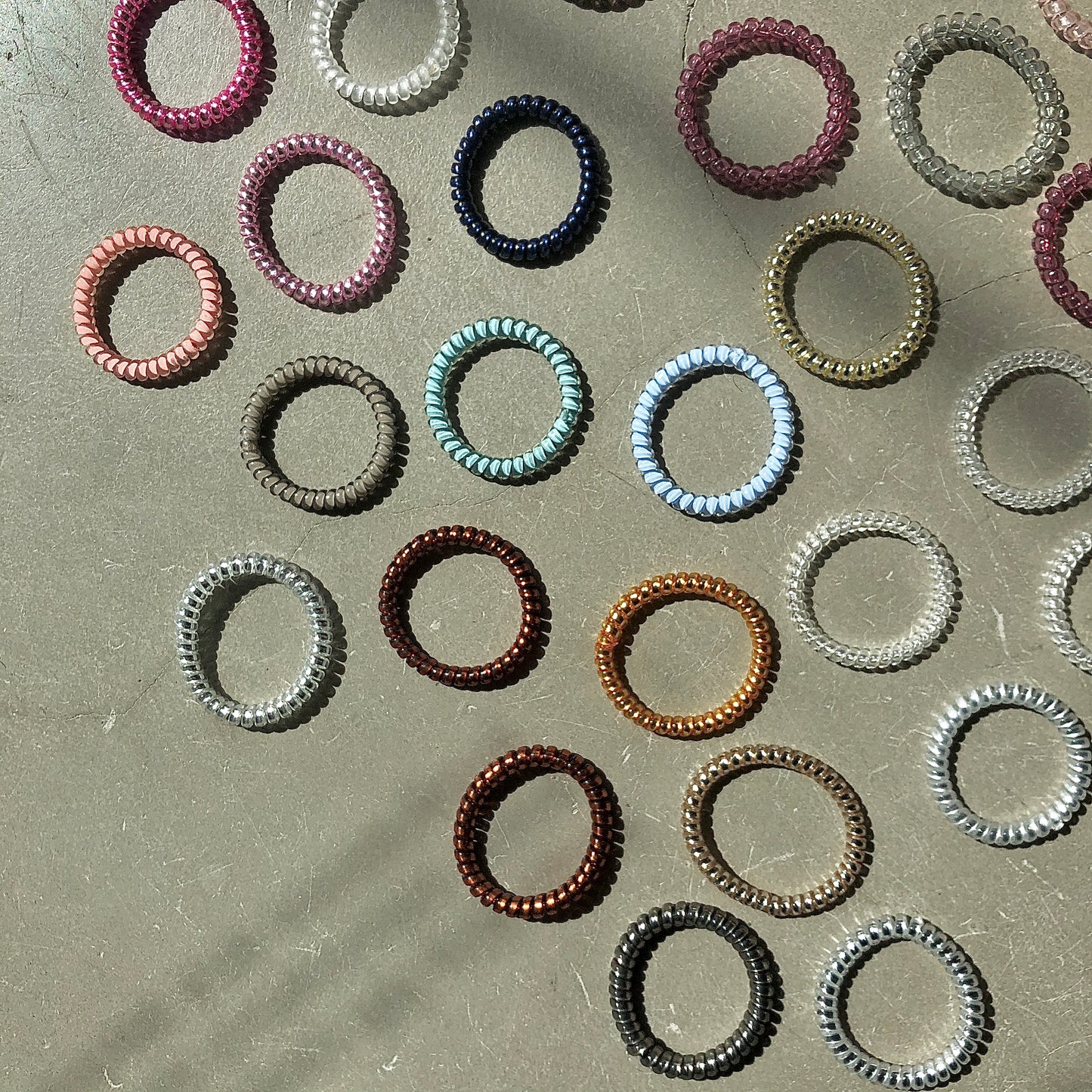 Veronique Curacao Phone Cord Hair Ties