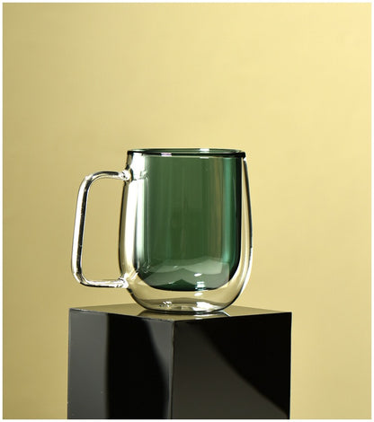 Insulated Curve Glass Mug by PROSE Tabletop