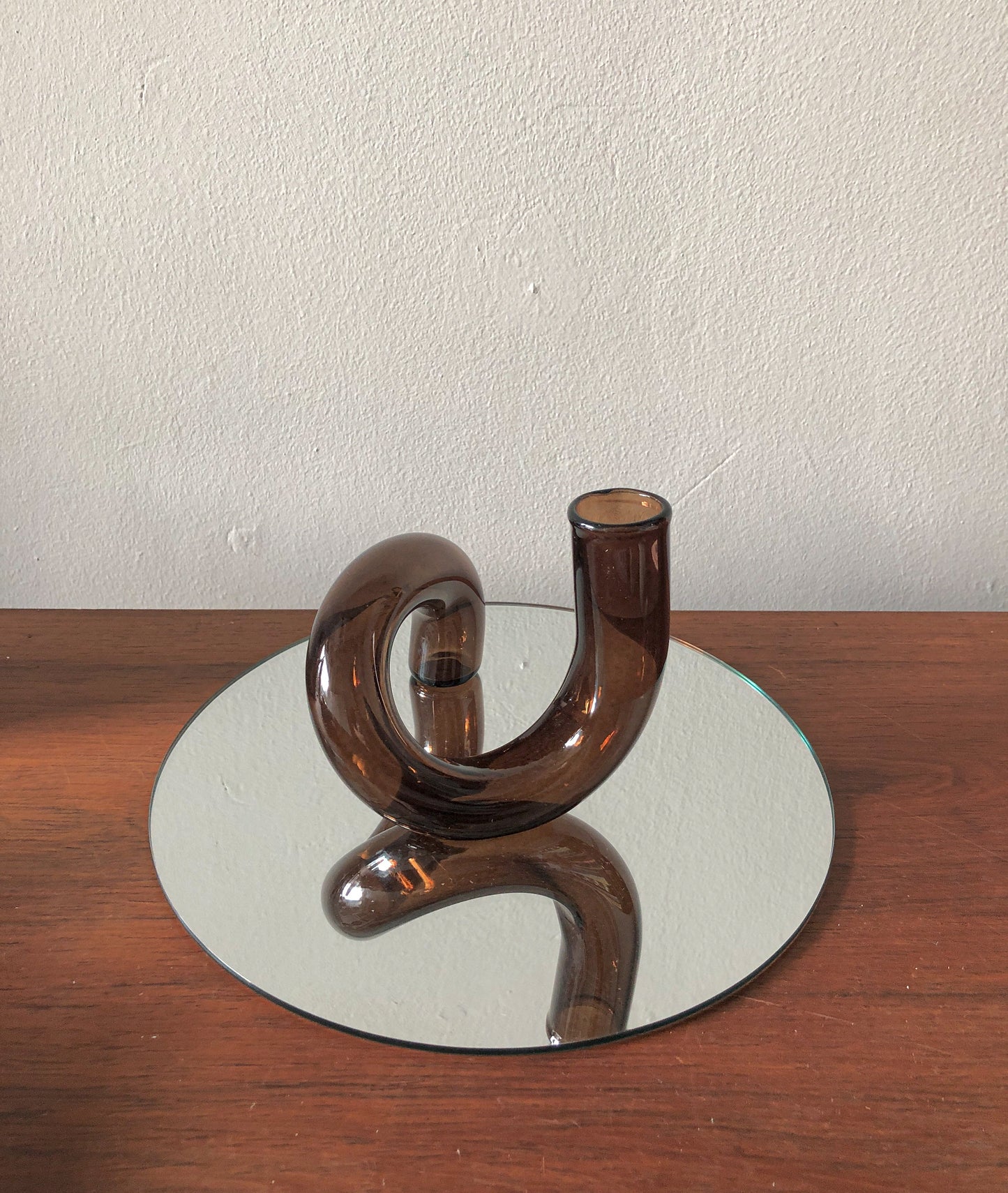 The Squiggle Candle Holder & Vase in Espresso by PROSE Décor