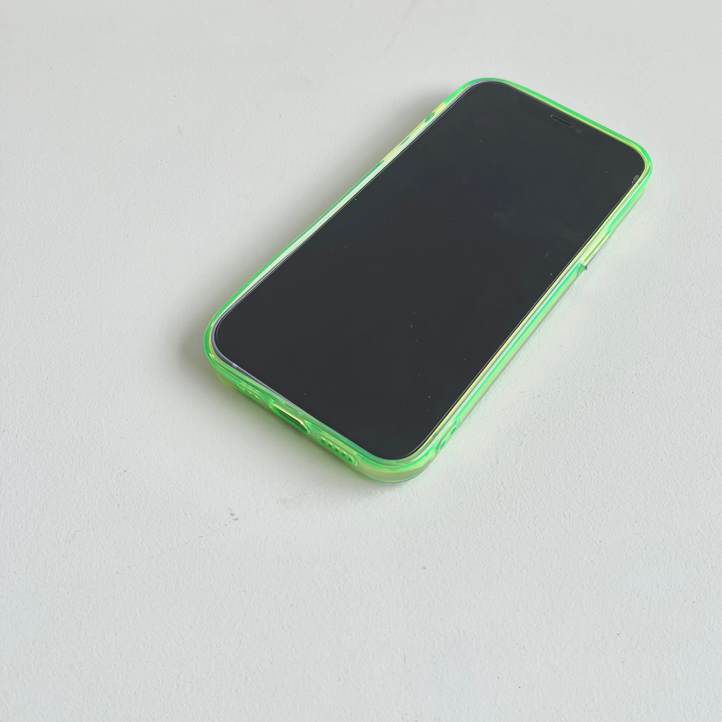 Neon Green iPhone Case by Veronique