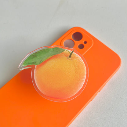 Orange Pop phone socket iPhone Case by Veronique