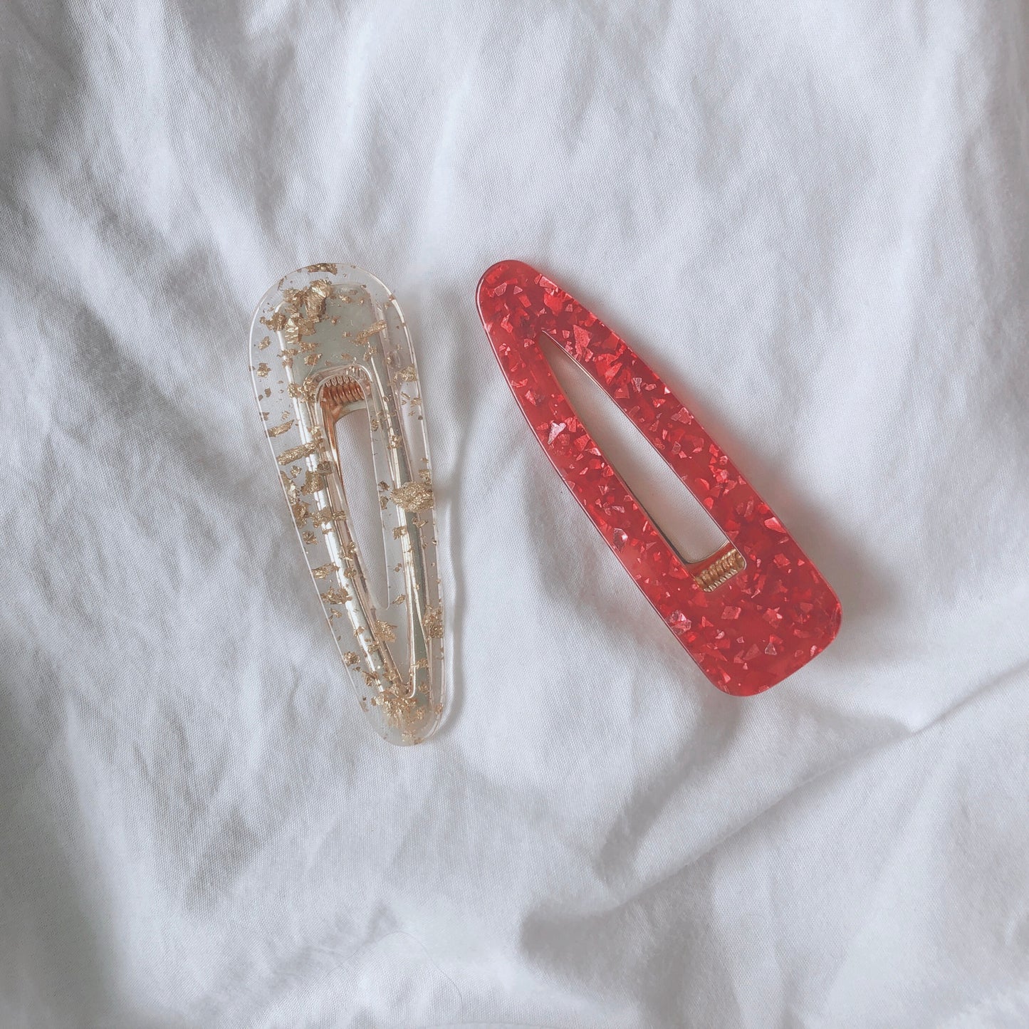 Terrazzo Tapered Barrettes by Veronique