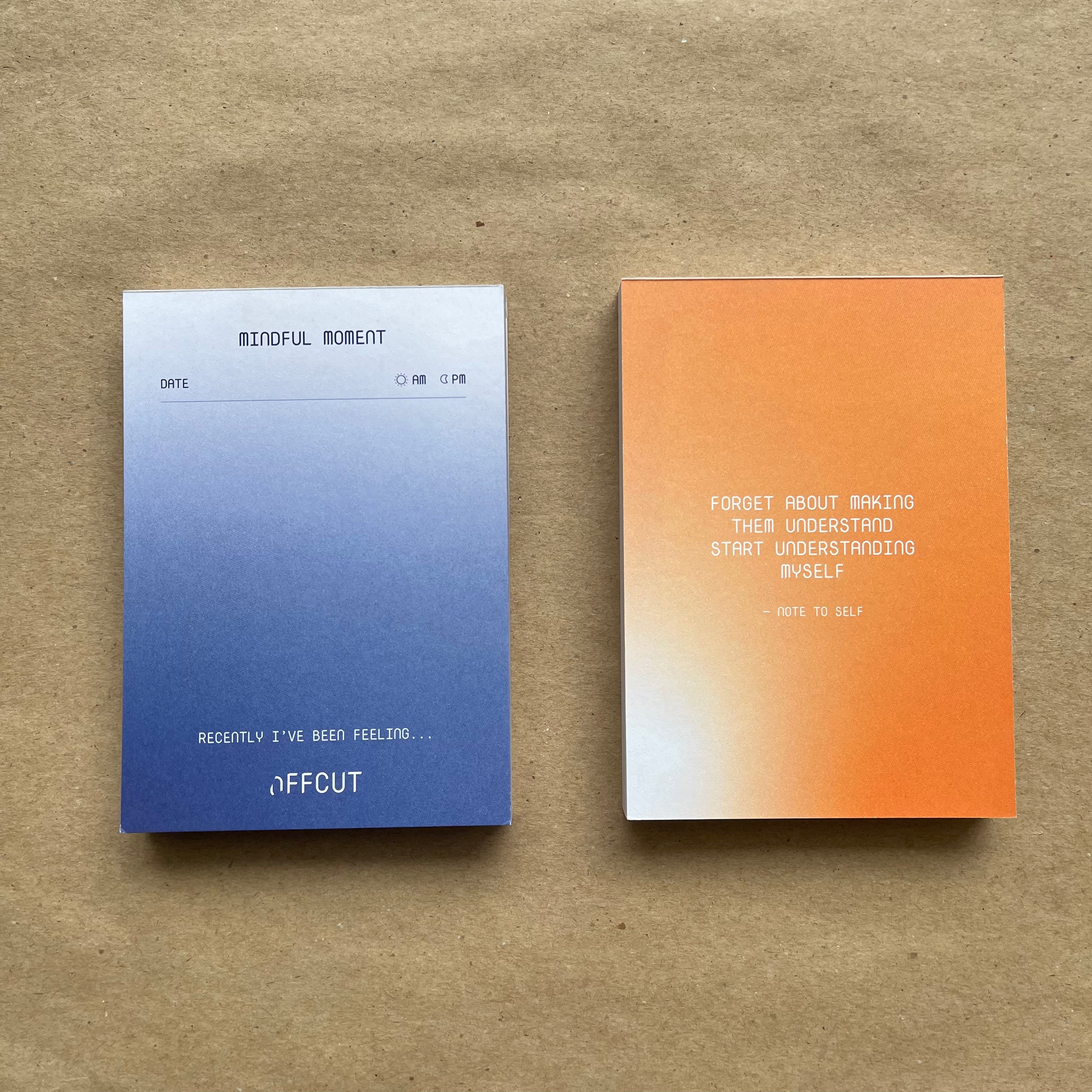 Mindful Moment Notepad (Orange) by OFFCUT