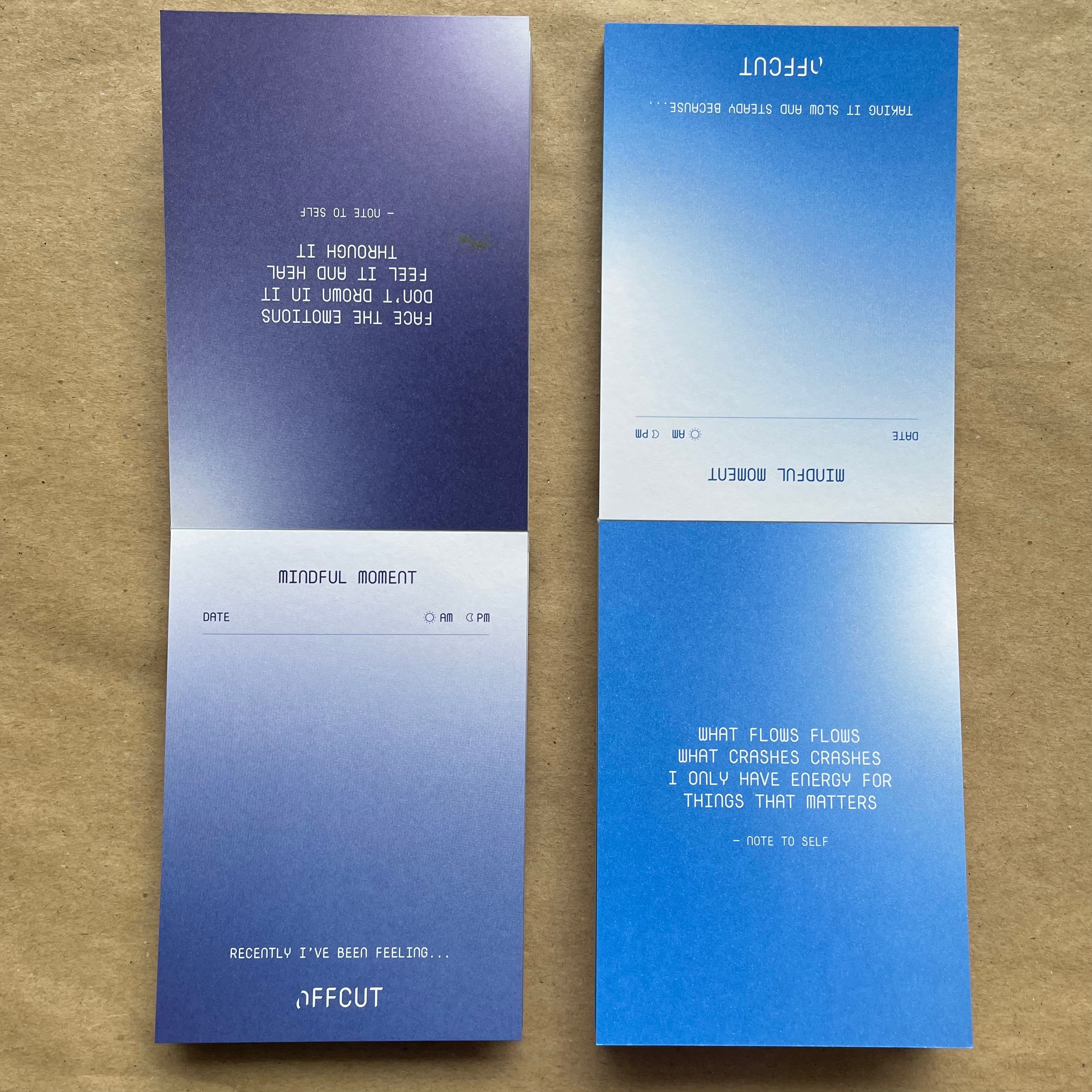 Mindful Moment Notepad (Ultramarine) by OFFCUT