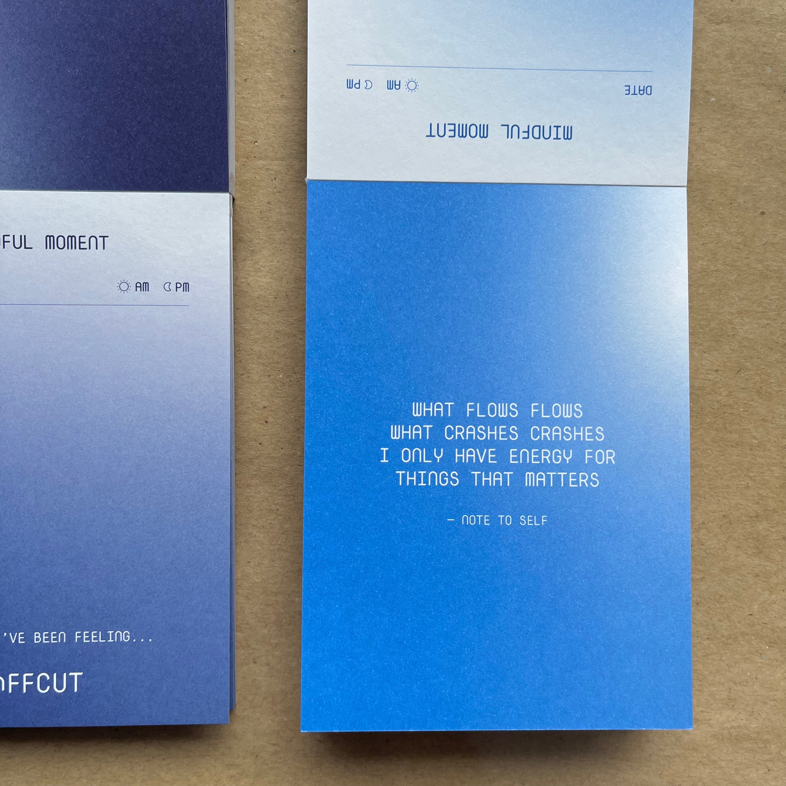 Mindful Moment Notepad (Ultramarine) by OFFCUT