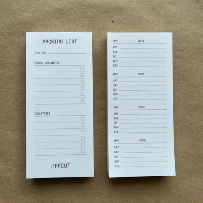 Packing List by OFFCUT