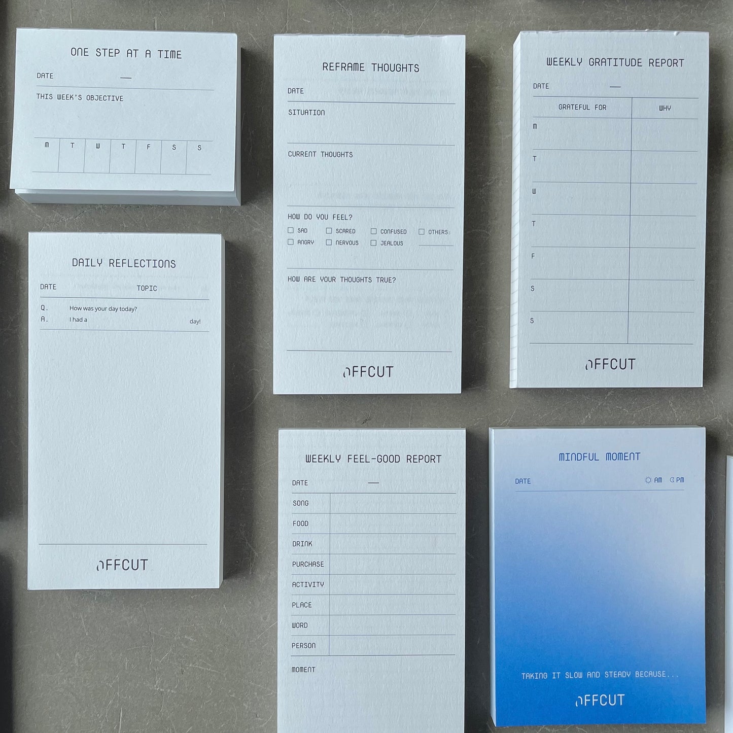 Mindful Moment Notepad (Ultramarine) by OFFCUT