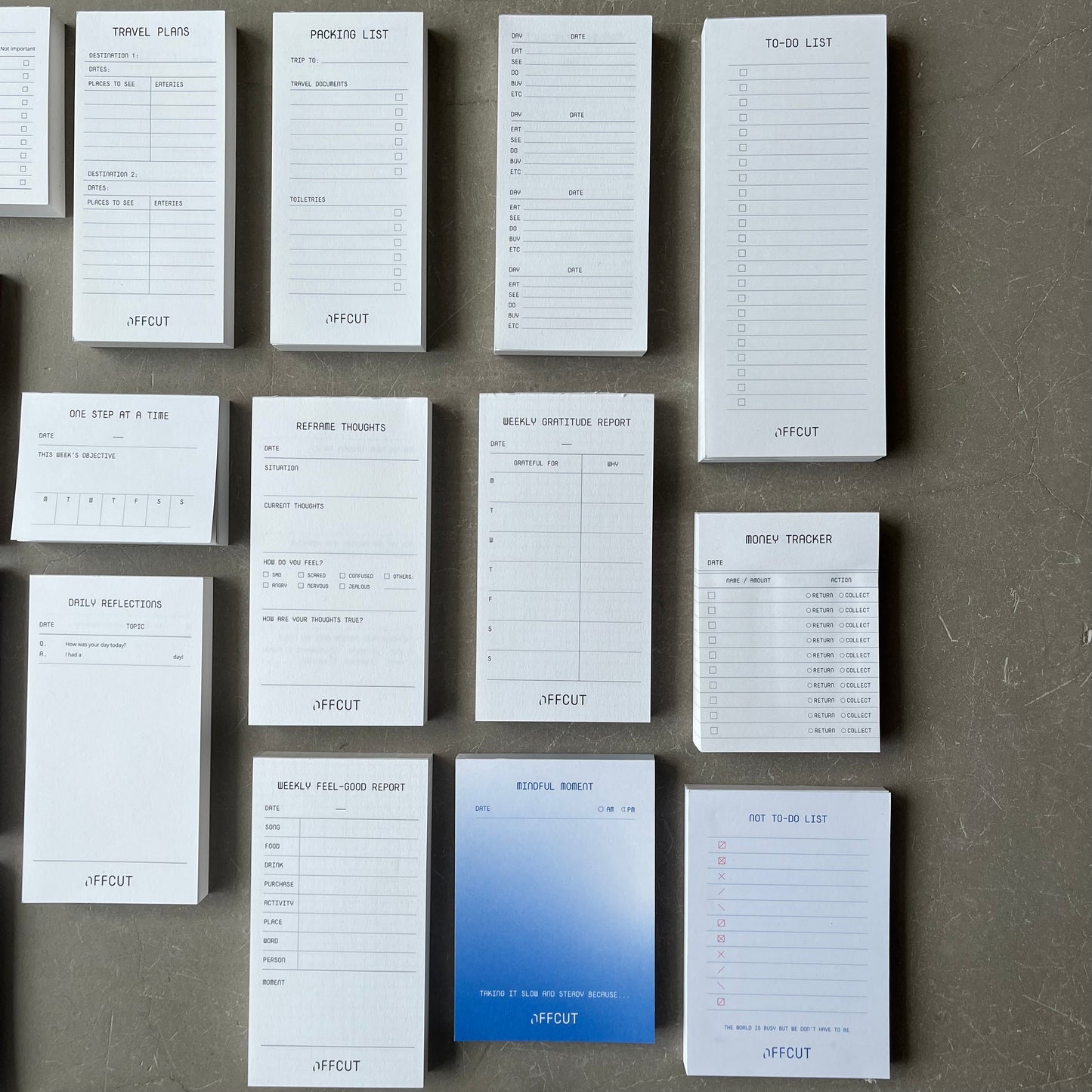 One Step At A Time Notepad by OFFCUT