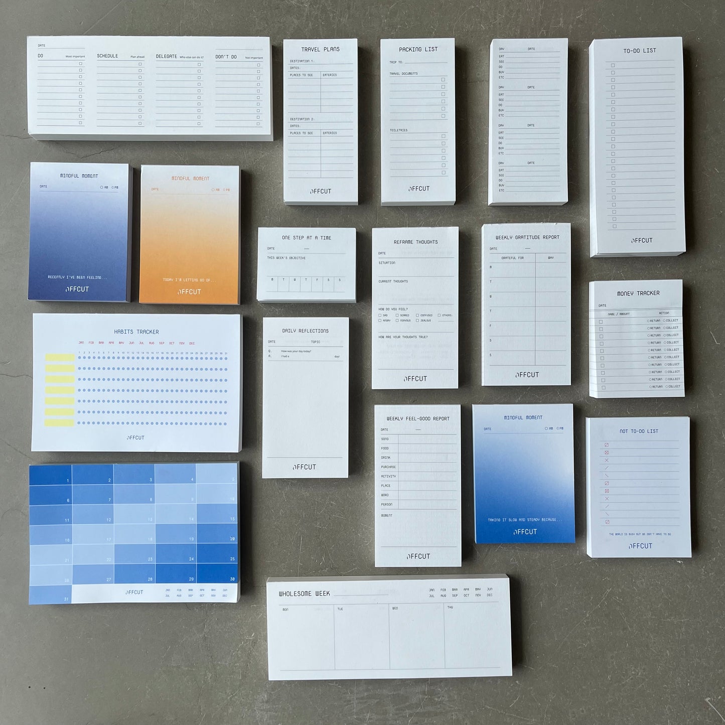 Mindful Moment Notepad (Ultramarine) by OFFCUT