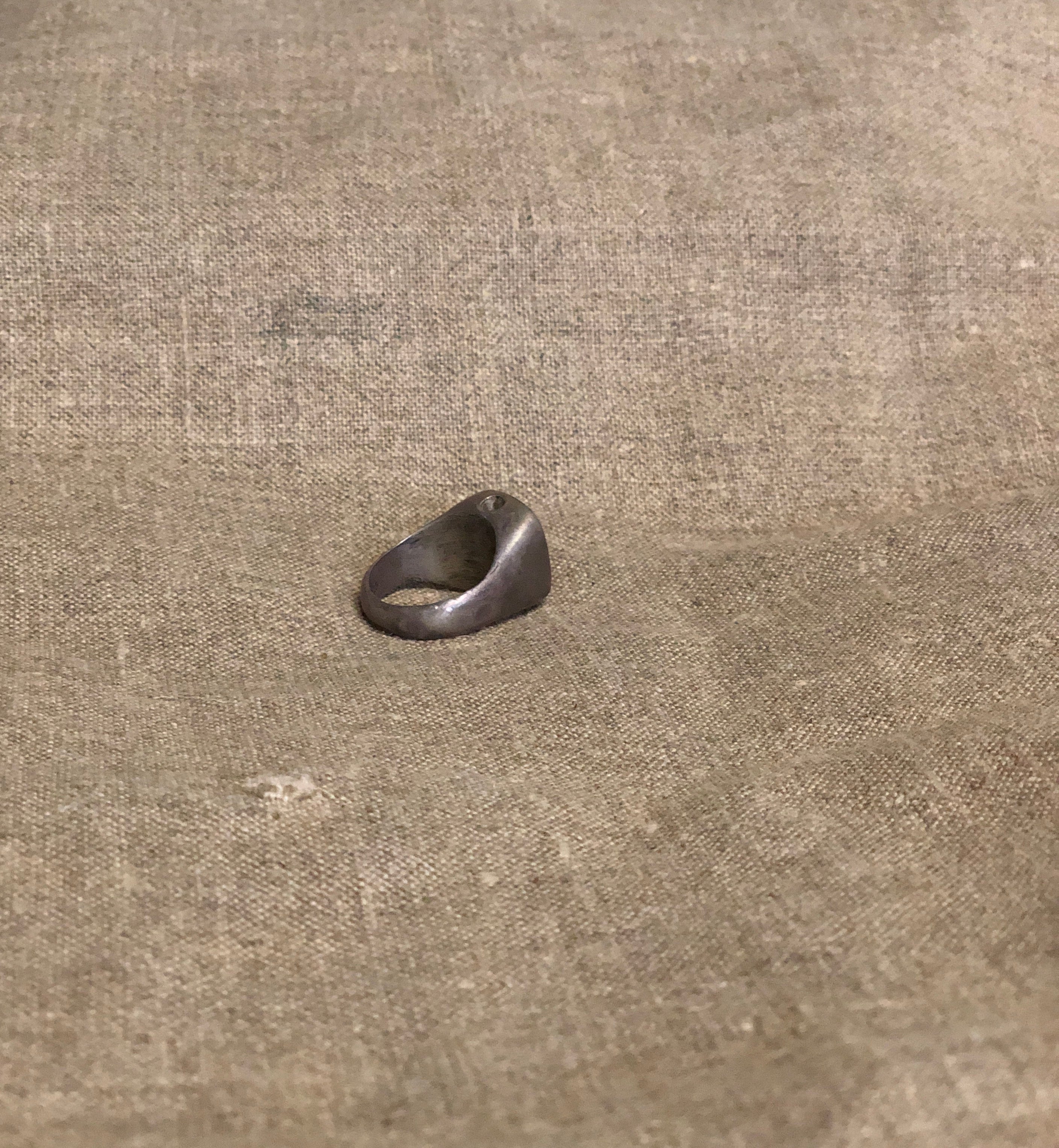 TRI-NATION RING (Antique Bronze) by George Frost