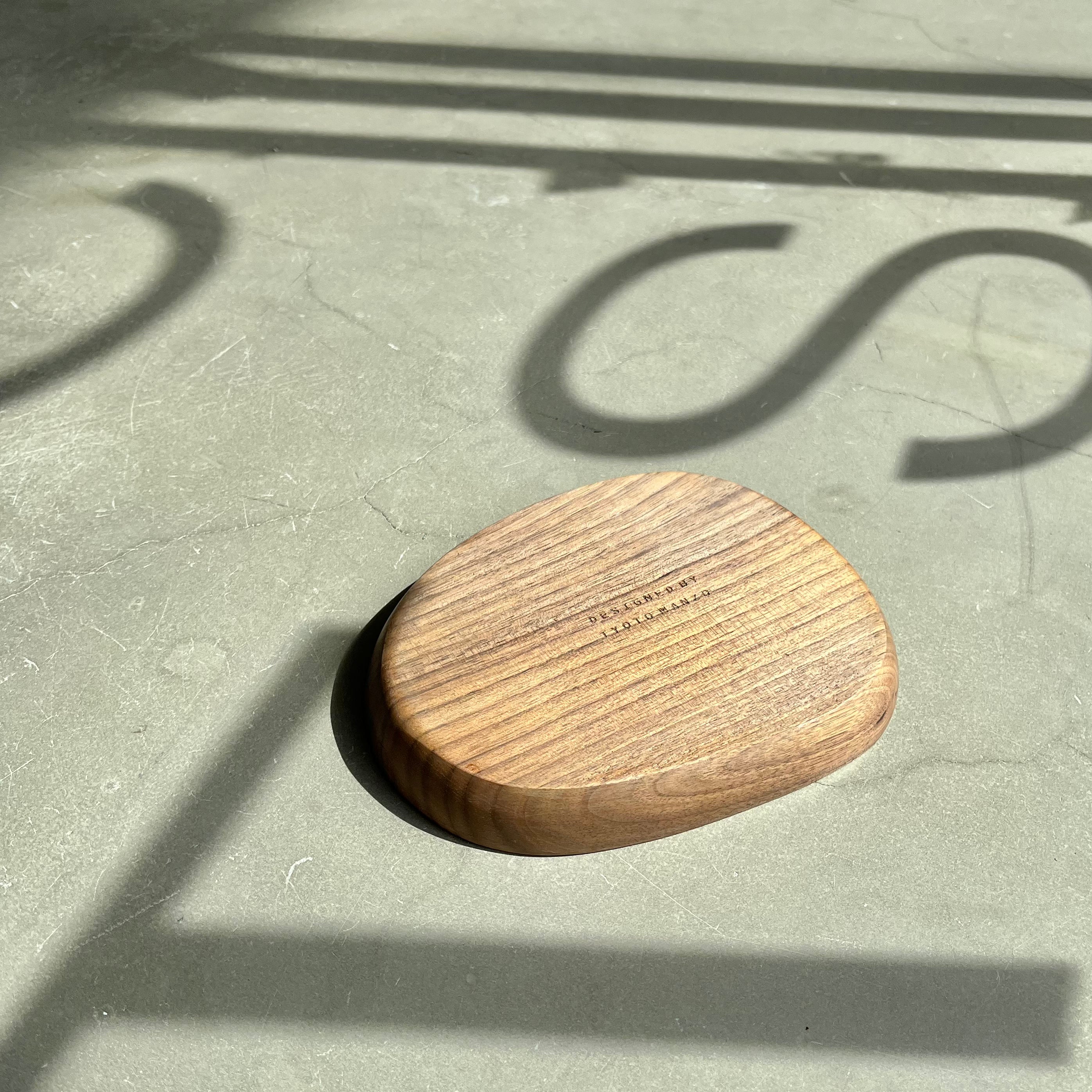 Wooden Leaf Trinket Tray by PROSE Décor