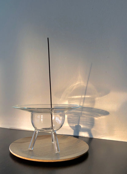 UFO Glass Incense Holder by Prose Décor