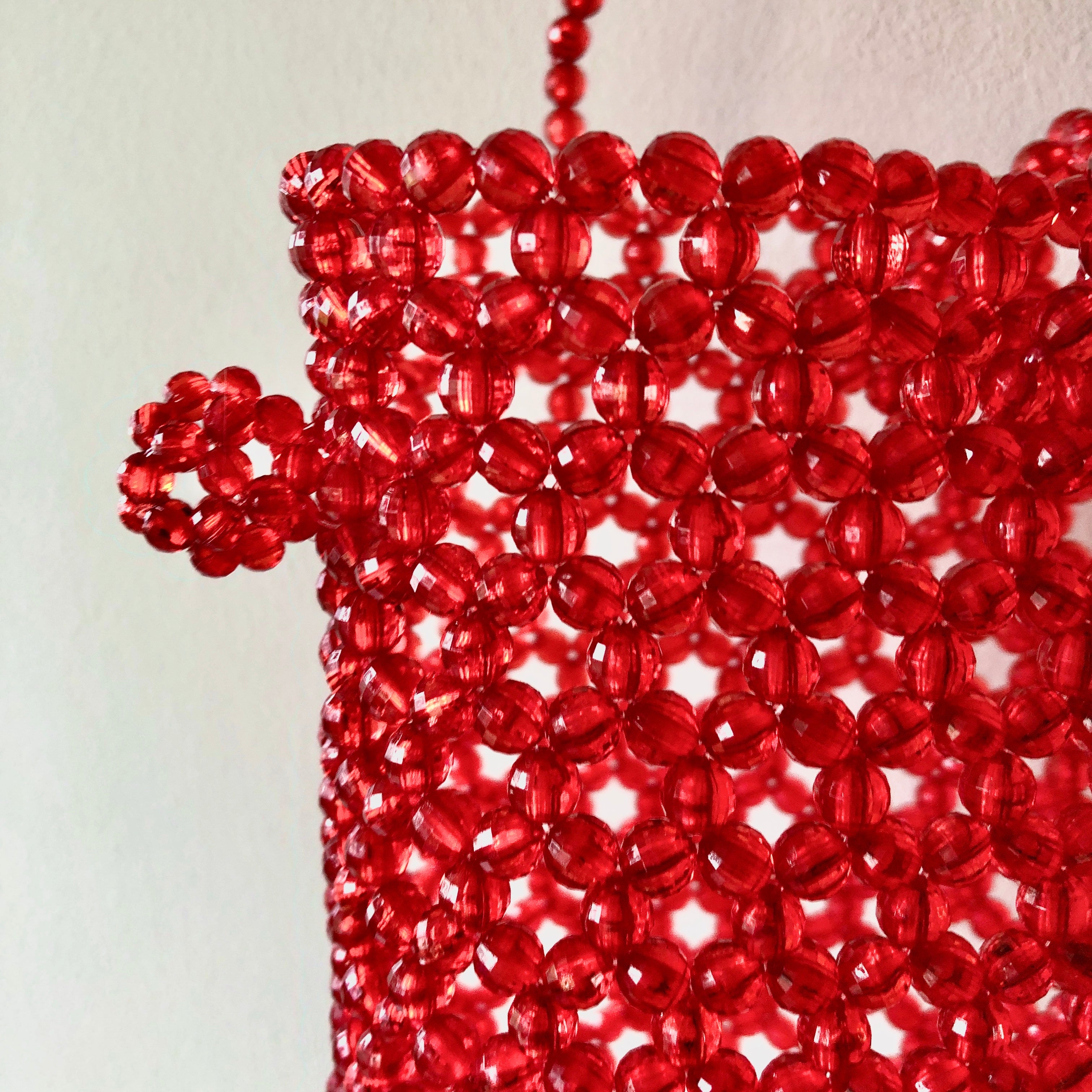 The Cher Beaded Bucket Bag by Veronique