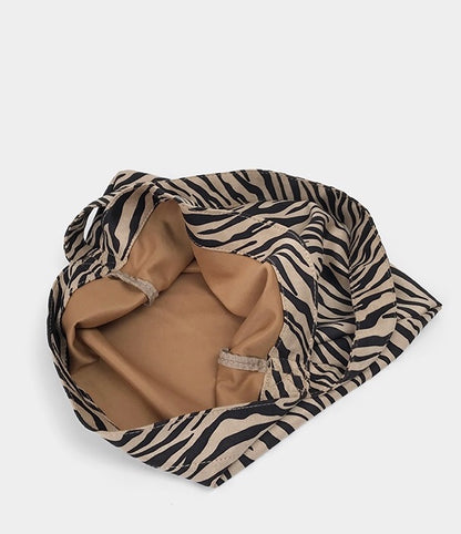 Slouchy Shopper Bag in Zebra by Veronique