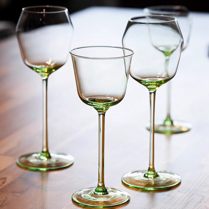 Green Nick and Norah Glass by PROSE Tabletop