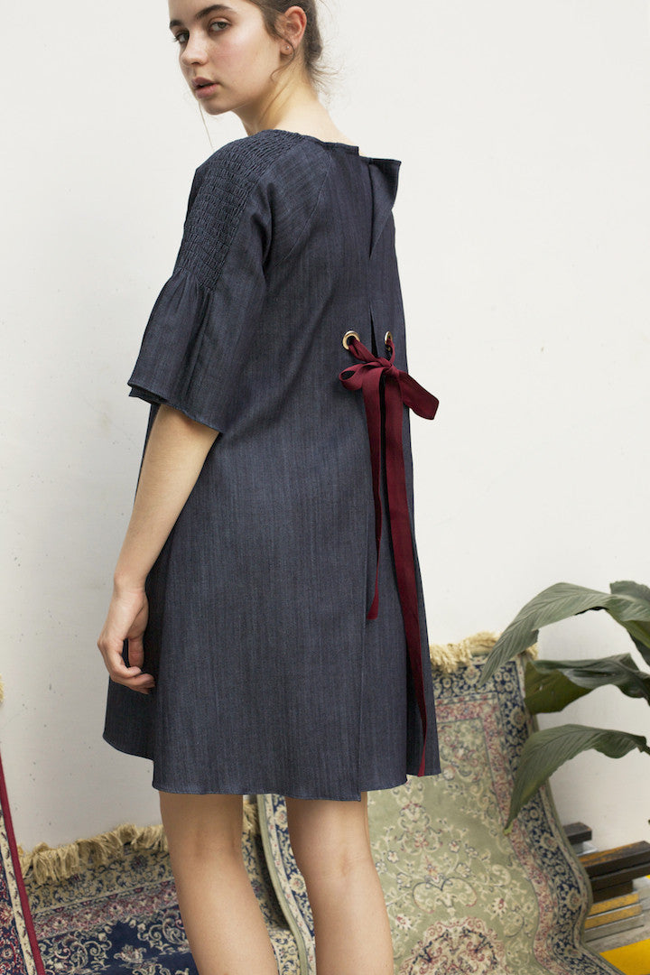 Lily of the Valley Denim Dress #73