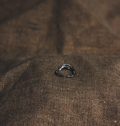 Ripple Ring by Veronique 925 Silver