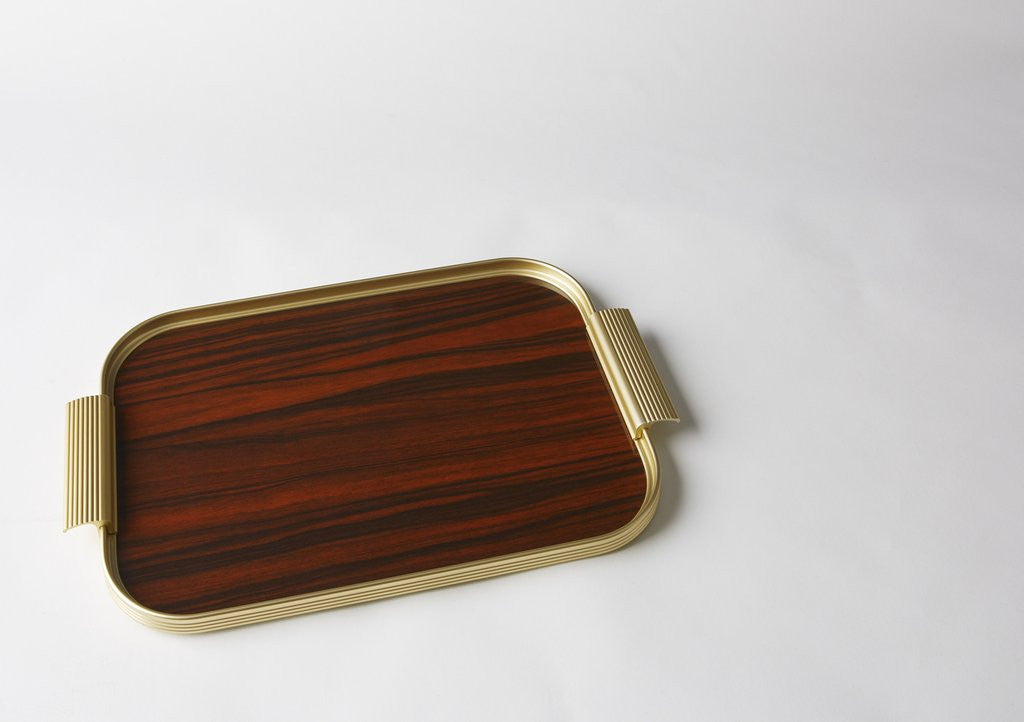 S14 Ribbed Gold Tray - Small