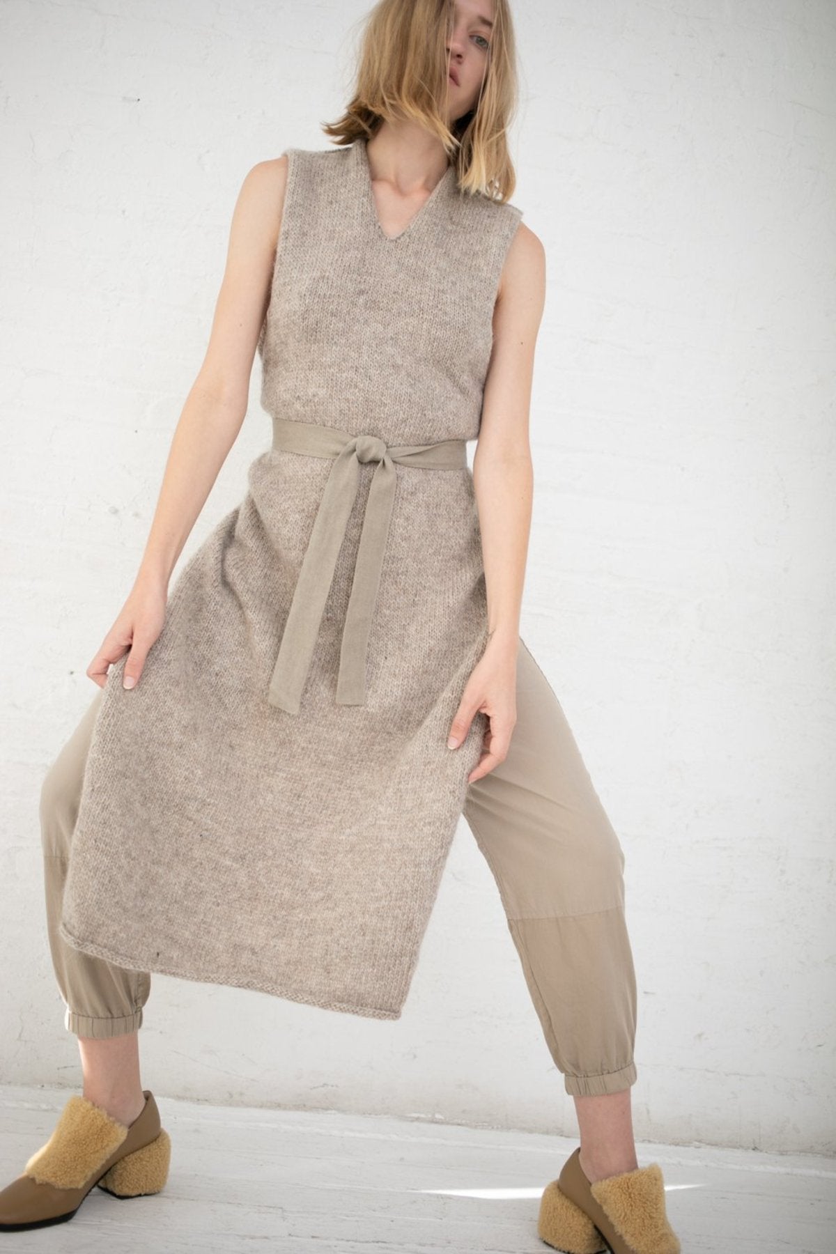 Icelandic Wool Apron Dress by Cosmic Wonder