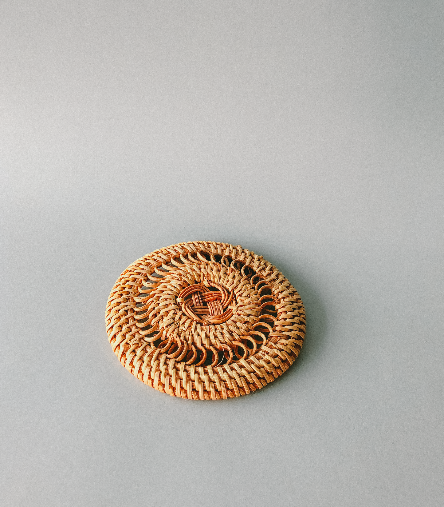 Handwoven Rattan Coasters (6CM)  by PROSE Tabletop