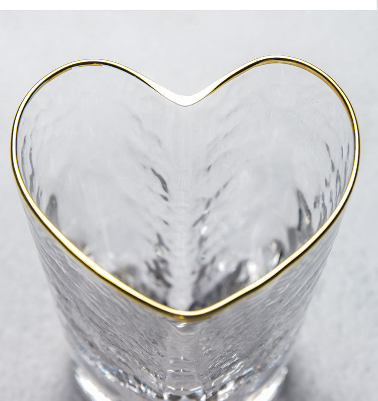 Crystal Heart Brush Holder by Veronique