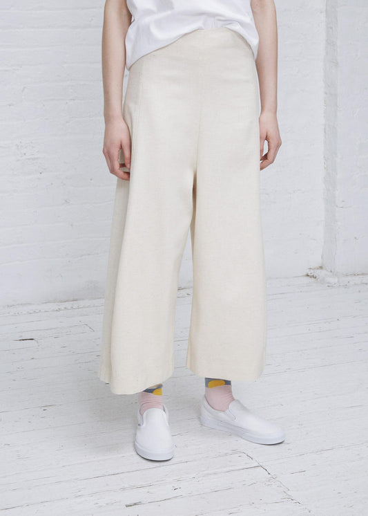 Loyal Twill Pants - White