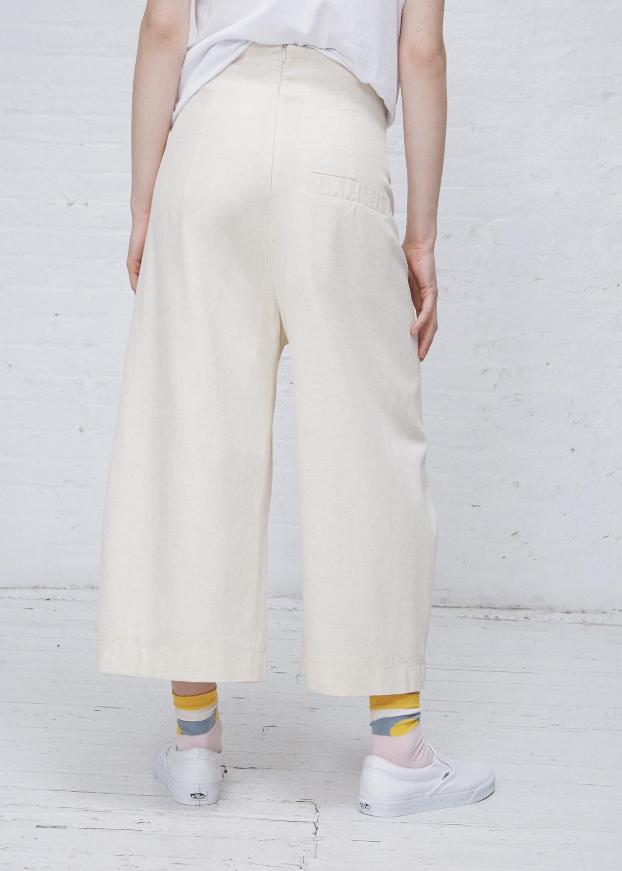 Loyal Twill Pants - White