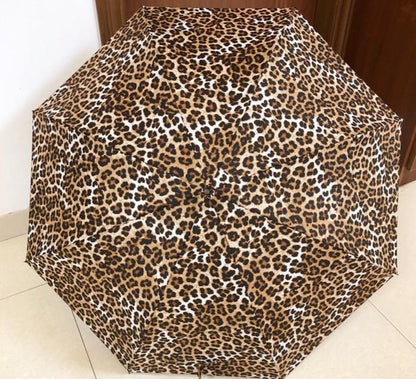 U-Handle Cheetah Umbrella by Veronique