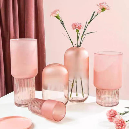 Akira Rosé Ripple Vase by PROSE Botanical