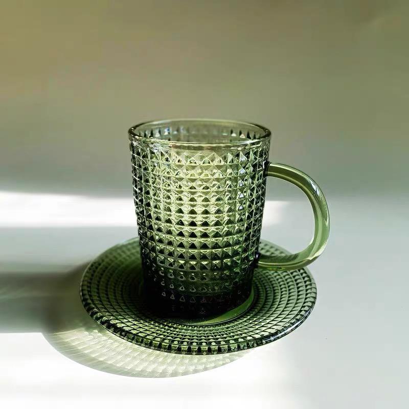 Vintage Faceted Mug Set by PROSE Tabletop