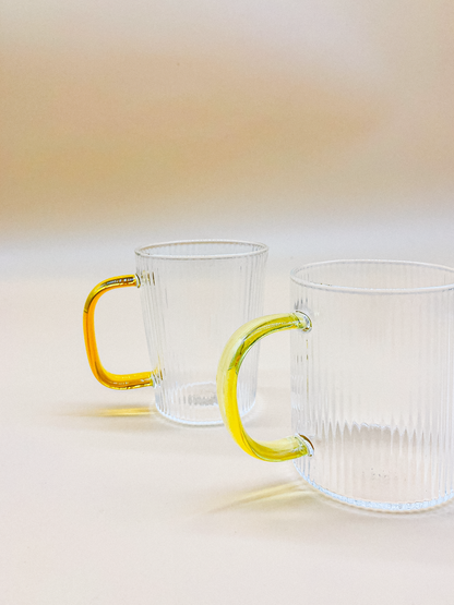 Ripple Accent Mug (Yellow) by PROSE Tabletop