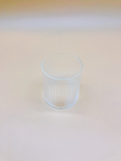 Vintage Ripple Rock Glass  by PROSE Tabletop