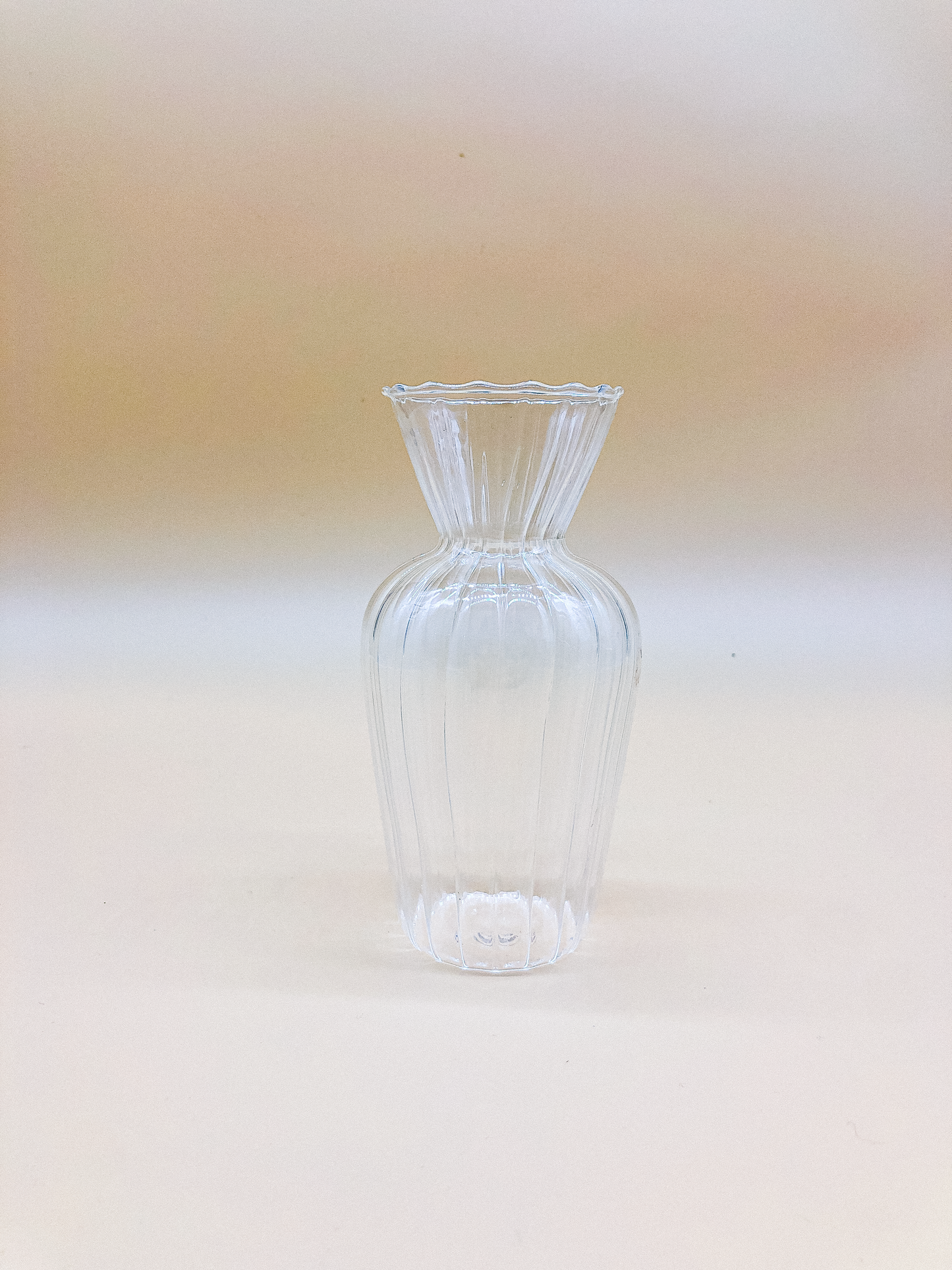 Handblown Ripple Vase by PROSE Botanical