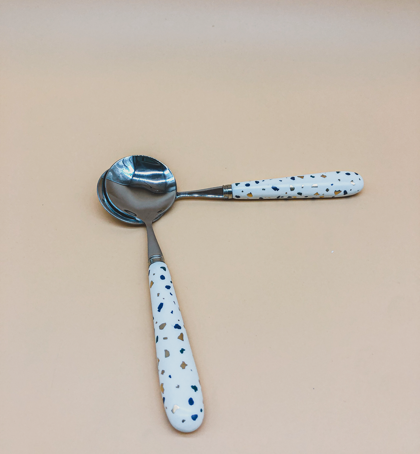 Navy Speckled Spoon by PROSE Tabletop