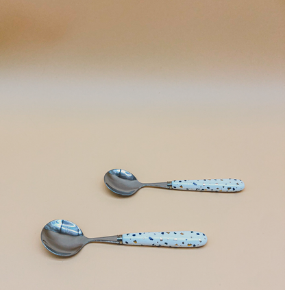 Navy Speckled Spoon by PROSE Tabletop