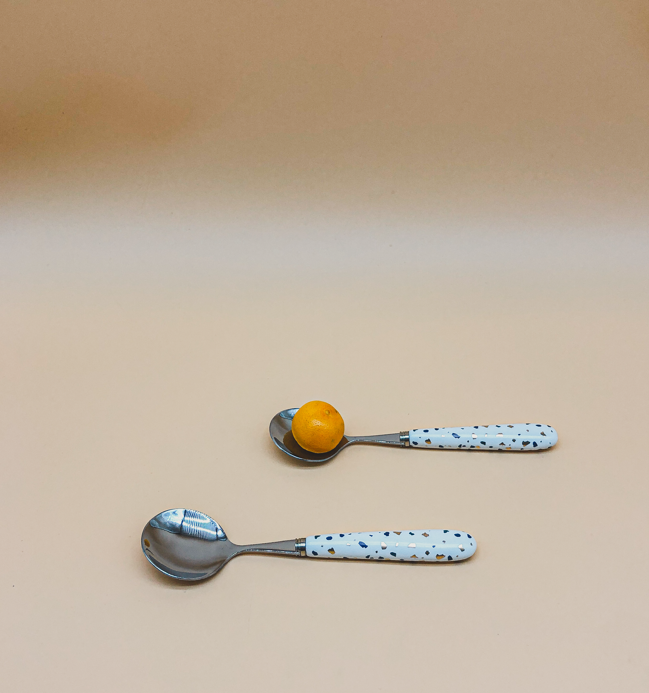 Navy Speckled Spoon by PROSE Tabletop