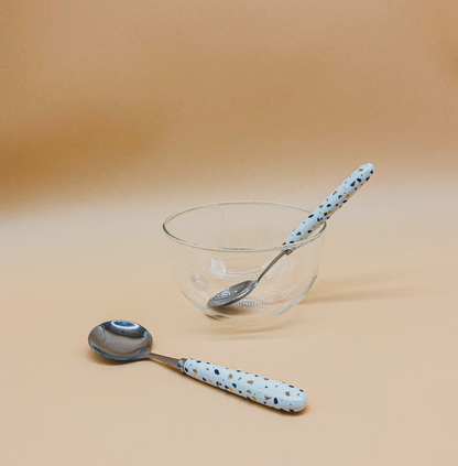 Navy Speckled Spoon by PROSE Tabletop