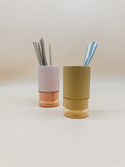 Coral Planter & Utensil Holder by PROSE Tabletop