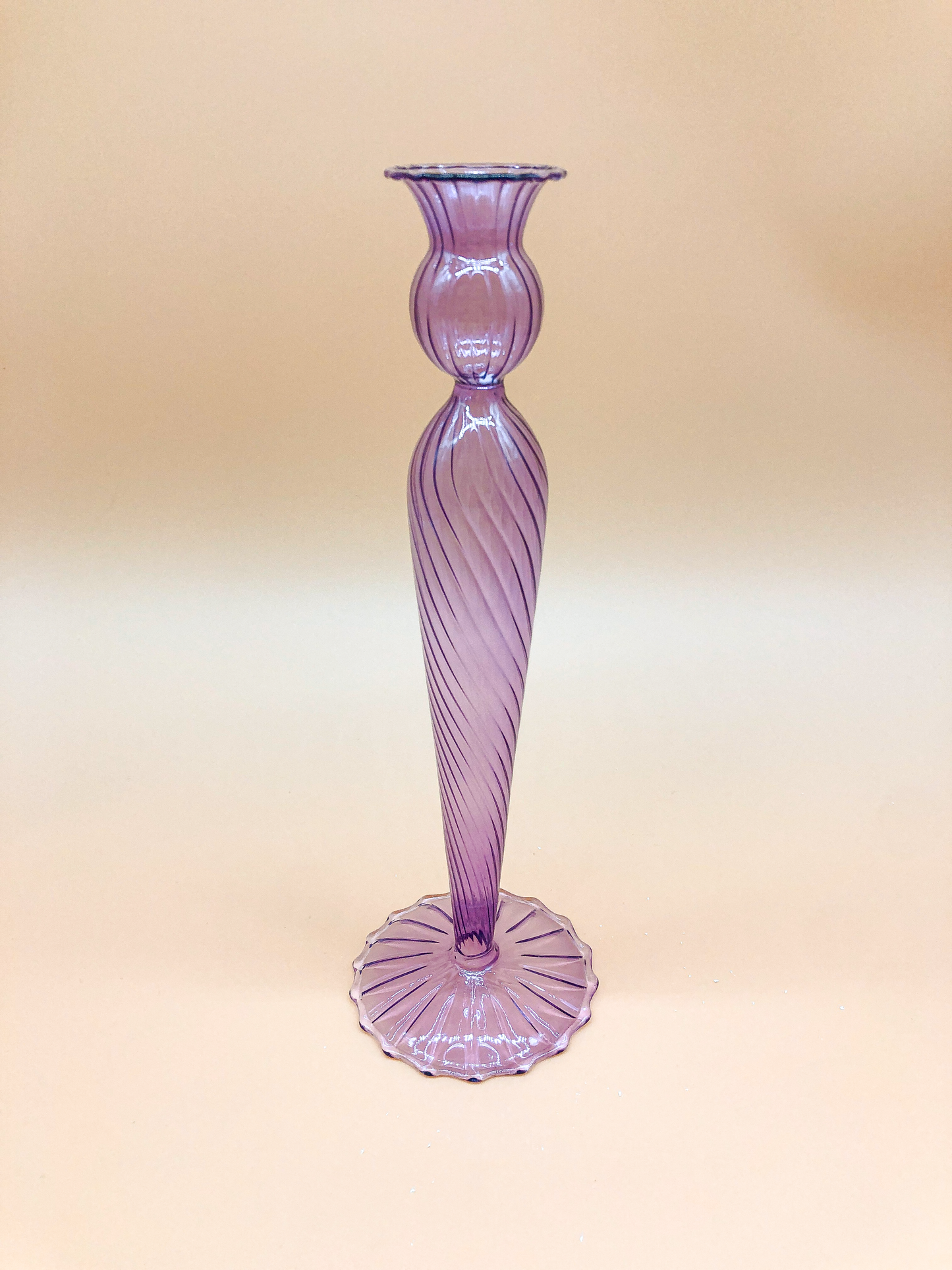 Vintage Lilac Candle Holder by PROSE Tabletop