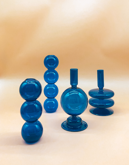 Balloon Candle Holder in Ultramarine by PROSE Décor